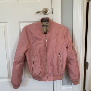 Zara - pink bomber jacket